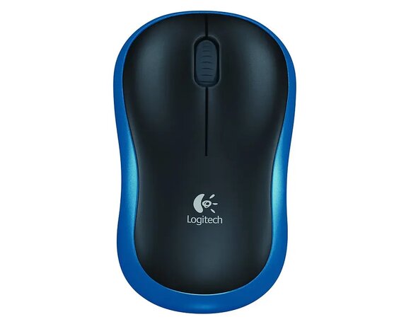 Logitech M185 Wireless Optical Retail Blauw