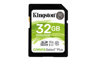 SDHC Card 32GB Kingston UHS-I U1 Canvas Select Plus