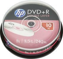 HP DVD+R 8.5 GB 10 stuks spindel 8x Dual-Layer