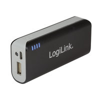 Power Bank 5000mAh LogiLink 1x USB Zwart