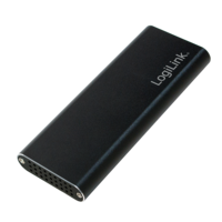 M.2 SATA Logilink SSD-behuizing USB3.1-Gen2/Zwart