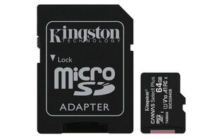 SDHC Card Micro 64GB Kingston UHS-I Canvas Select Plus