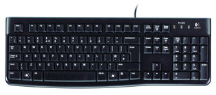 BE KB Logitech K120 Zwart bedraad Retail