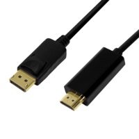 DisplayPort 1.2 --> HDMI 3.00m 4K/30Hz LogiLink