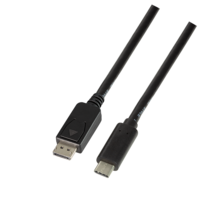 USB 3.2-C --> Displaypoort (M) 1,80m Logilink