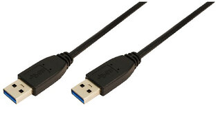 USB 3.0 A  A 3.00m LogiLink Zwart