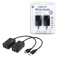 USB Extender via Cat5/6 max. 60 meter LogiLink