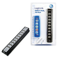 LogiLink 10 Port, USB-A 2.0 actief