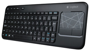 BE KB Logitech K400 Touch Plus Zwart draadloos Retail