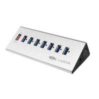 LogiLink 8 Port Hub, USB 3.0 actief (aluminium)