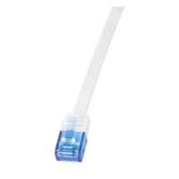 RJ45 10.00m Wit Cat5e U/UTP Flat LogiLink