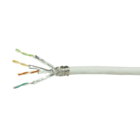 Cat6 Instal. 100m. S/FTP Grijs Logilink AWG23 CCA