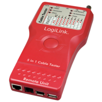 LogiLink Kabeltester RJ45/11/BNC/USB/IEEE1394