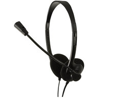LogiLink Stereo Headset met Microphone Easy zwart