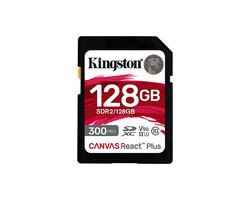 SDXC Card 128GB Kingston U3 V90 Canvas React Plus