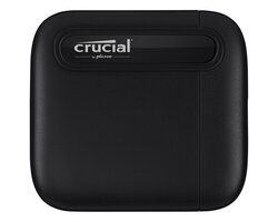 1TB Crucial X6 NVMe/Zwart/USB-C/800