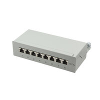 TOE Patch Panel Desktop 8-port CAT6a STP LogiLink