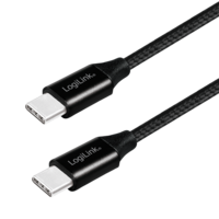 USB 2.0 C  USB-C 0.30m LogiLink Zwart