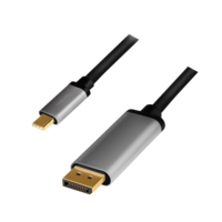 USB 3.2 Gen1 C --> DP 1.80m LogiLink 4K