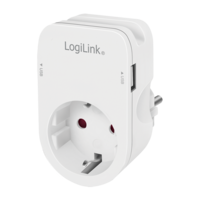 LogiLink Stekkerdoos met 2xUSB-A 17W