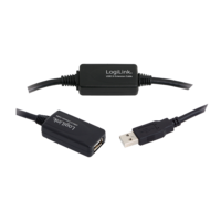 USB 2.0 A --> A 20.00m Verlenging LogiLink + versterker