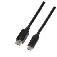 USB-C 3.2 (M) --> Displayport (M) 3.00m LogiLink