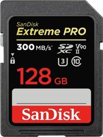 SDXC Card 128GB Sandisk UHS-II U3 Extreme PRO
