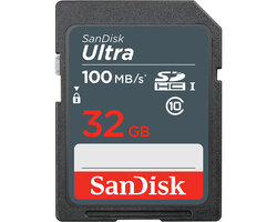 SDHC Card 32GB Sandisk 100MB/s UHS-I U1 Ultra