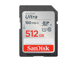 SDXC Card 512GB Sandisk UHS-I U1 Ultra