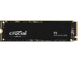 1TB M.2 PCIe NVMe Crucial P3 3500/3000
