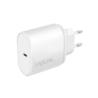 Lader 230V 1xUSB-C 20W LogiLink Wit