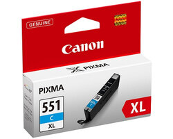 Canon (E) CLI-551C XL Cyaan 11,0ml (Origineel)