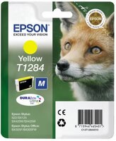 Epson T1284 Geel 3,5ml (Origineel) fox