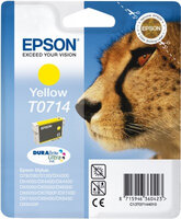 Epson T0714 Geel 5,5ml (Origineel) cheetah