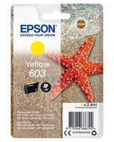 Epson 603 Singlepack Geel 2,4ml (Origineel) starfish