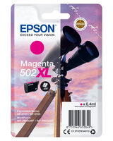 Epson 502XL Singelpack Magenta 6,4ml(Origineel)binocular