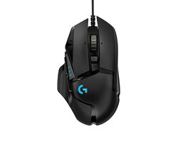 Logitech-G G502 HERO Optical USB Zwart Retail