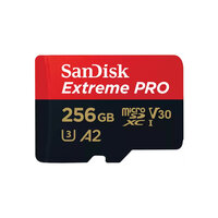 SDXC Card Micro 256GB Sandisk UHS-I U3 Extreme Pro