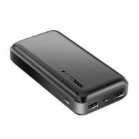 Power Bank 20000mAh LogiLink 2x USB-A Zwart