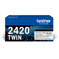 Brother TN-2420TWIN Zwart 2x 3.000 pagina`s (Origineel)