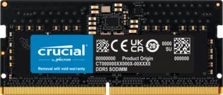 SODIMM 8GB DDR5/5600 CL46 Crucial Tray
