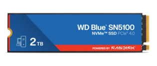 2TB M.2 PCIe NVMe WD Blue SN5100 7100/6700
