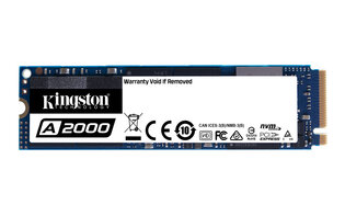 250GB M.2 PCIe NVMe Kingston A2000 3D/TLC/2000/1100