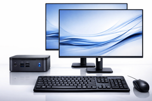 Gigabyte Brix-s - i3 10110 - 8GB DDR4 - 512GB SSD NVMe - Windows 11Pro + 2x Philips 24 inch