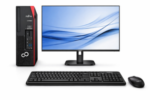 Fujitsu Esprimo D738 i5-8400 - 8GB - 256SSD - Windows 11 Pro + Philips 27 inch