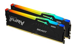 16GB DDR5/5600 CL36 (2x 8GB) Kingston FURY Beast RGB